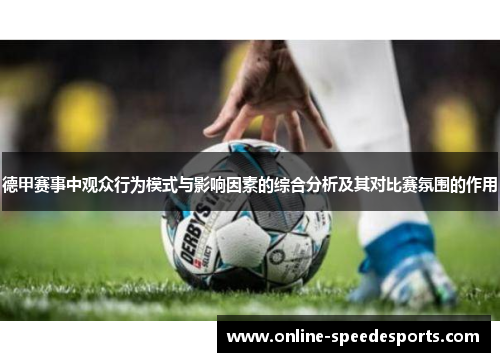 德甲赛事中观众行为模式与影响因素的综合分析及其对比赛氛围的作用