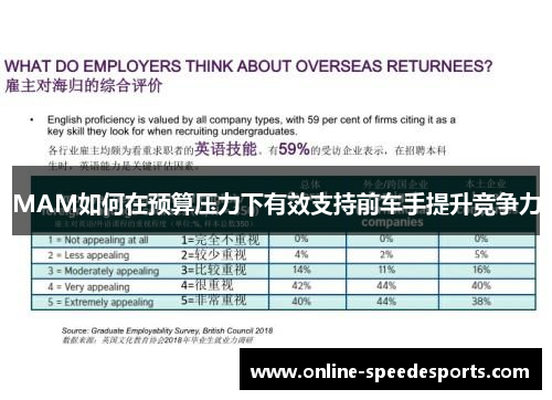 MAM如何在预算压力下有效支持前车手提升竞争力